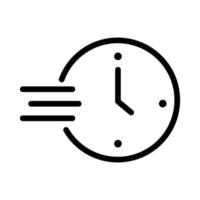 time-clock-with-speed-symbol-line-style-icon-free-vector